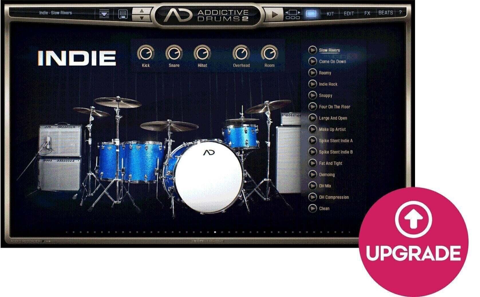 Update / Upgrade / Expansion XLN Audio AD2: Indie (Digitalni izdelek)