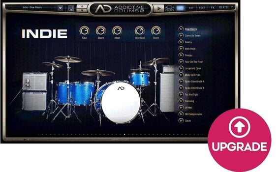 Update / Upgrade / Expansion XLN Audio AD2: Indie (Digitalni izdelek) - 1