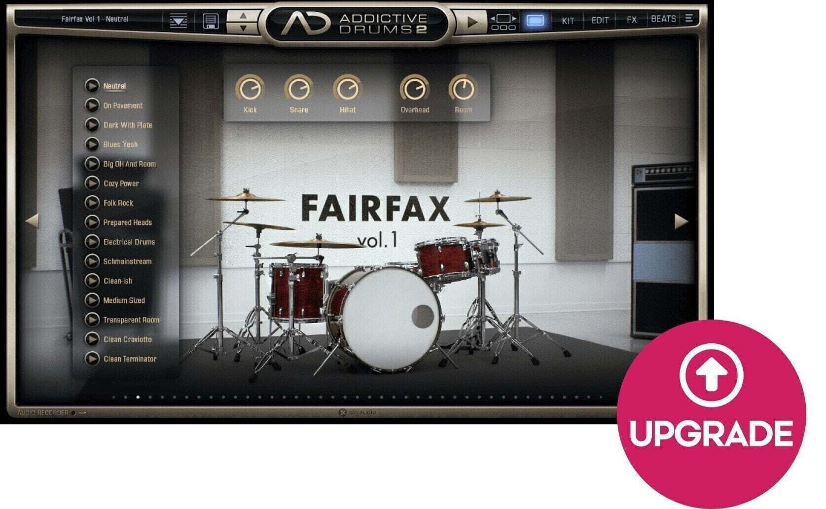 Update / Upgrade / Expansion XLN Audio AD2: Fairfax Vol. 1 (Digitalni proizvod)