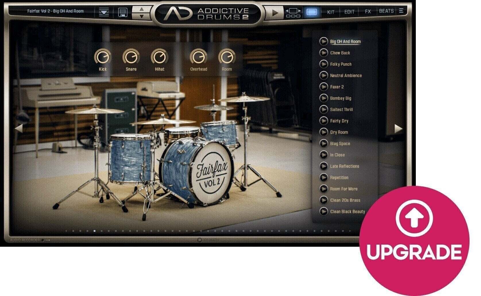 Update / Upgrade / Expansion XLN Audio AD2: Fairfax Vol. 2 (Digitalni izdelek)