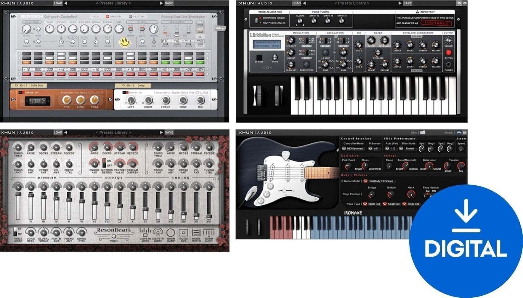 Procesador de efectos de complemento de software XHUN Audio Complete Bundle (Producto digital)
