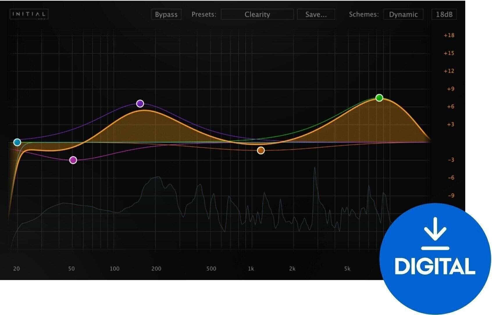Software Plug-In FX Processor Initial Audio Initial Audio Dynamic Eq (Digital product)