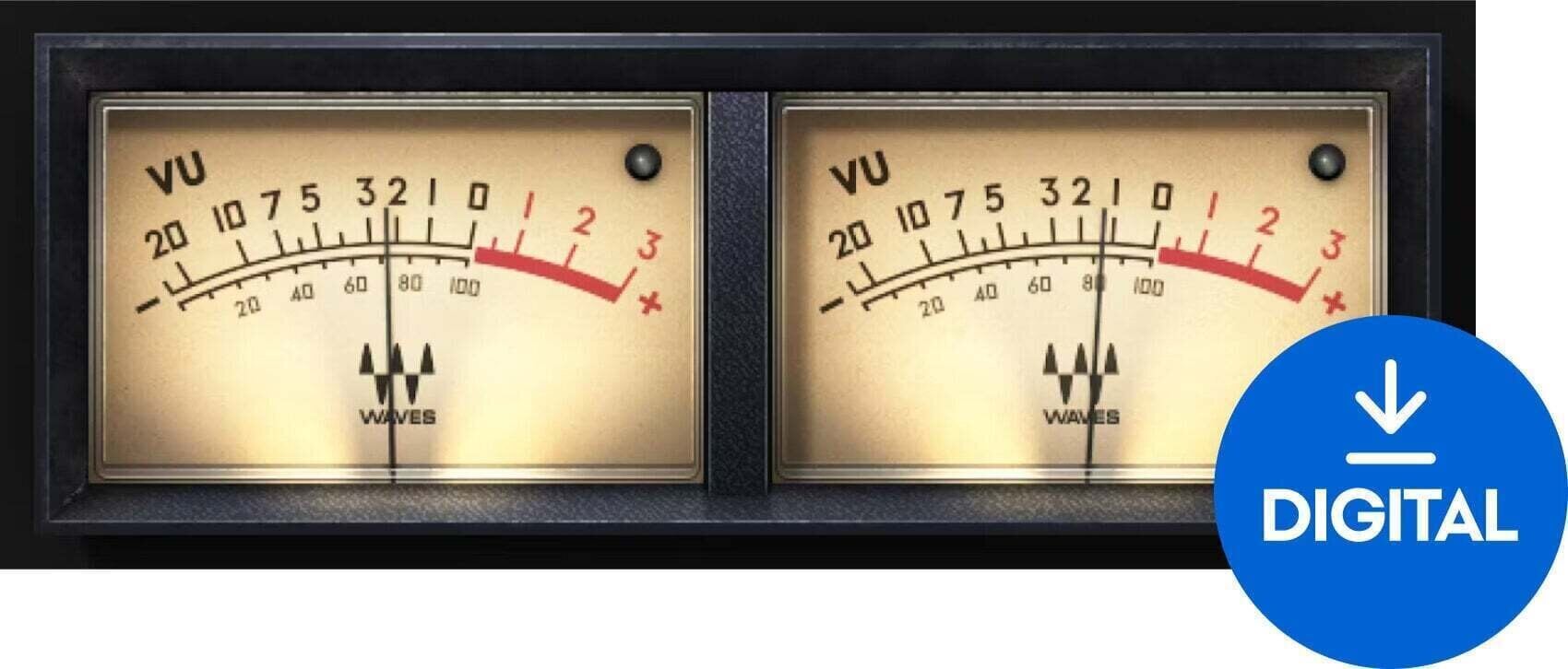 Procesador de efectos de complemento de software Waves VU Meter (Producto digital)