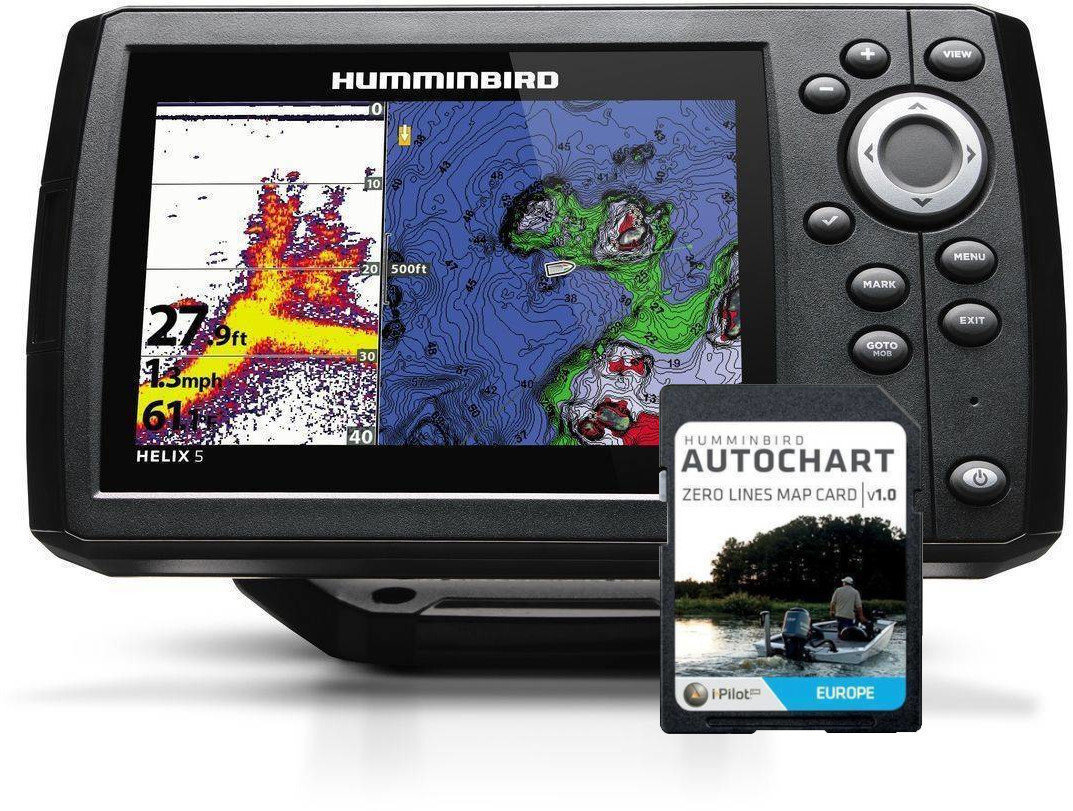 Fishfinder-kaikuluotain Humminbird Helix 5 Chirp GPS G2 SET Fishfinder-kaikuluotain