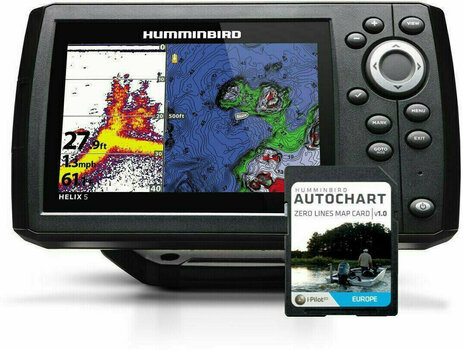Localizador de peixes Humminbird Helix 5 Chirp GPS G2 SET Localizador de peixes - 1