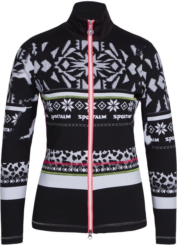 T-shirt/casaco com capuz para esqui Sportalm Inuuk Black 36 Ponte