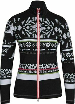 Camiseta de esquí / Sudadera con capucha Sportalm Inuuk Black 36 Saltador - 1