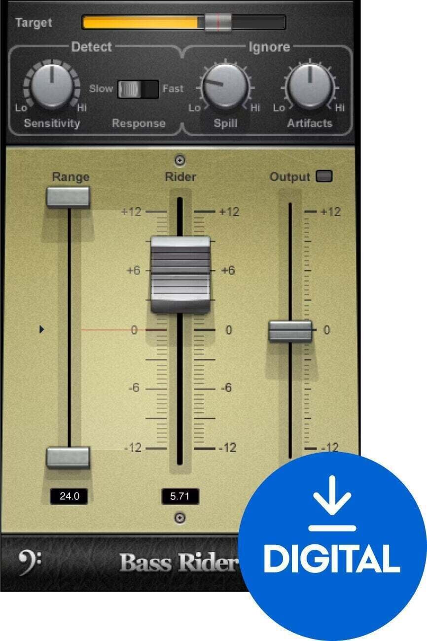 Procesador de efectos de complemento de software Waves Bass Rider (Producto digital)