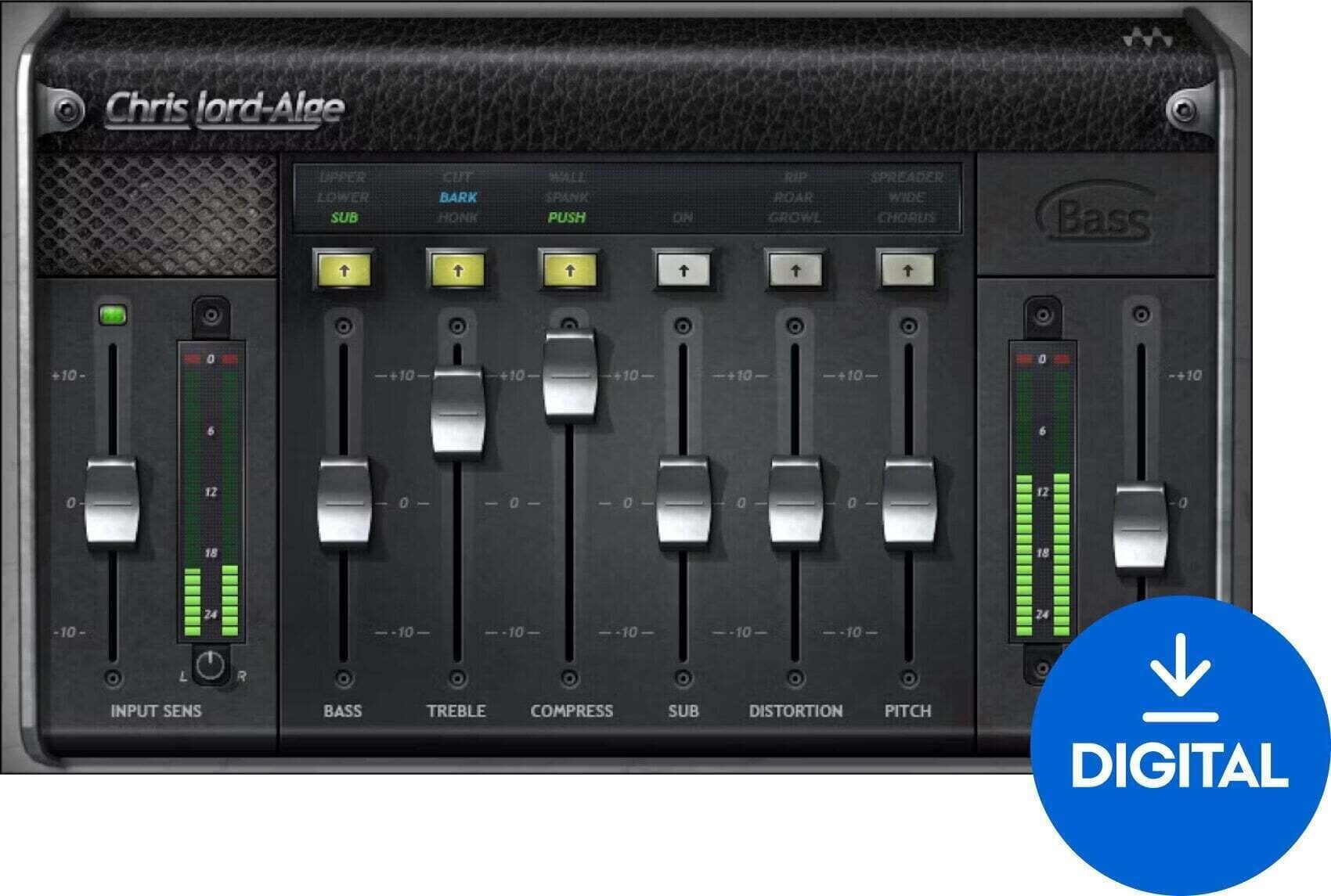 Procesador de efectos de complemento de software Waves CLA Bass (Producto digital)