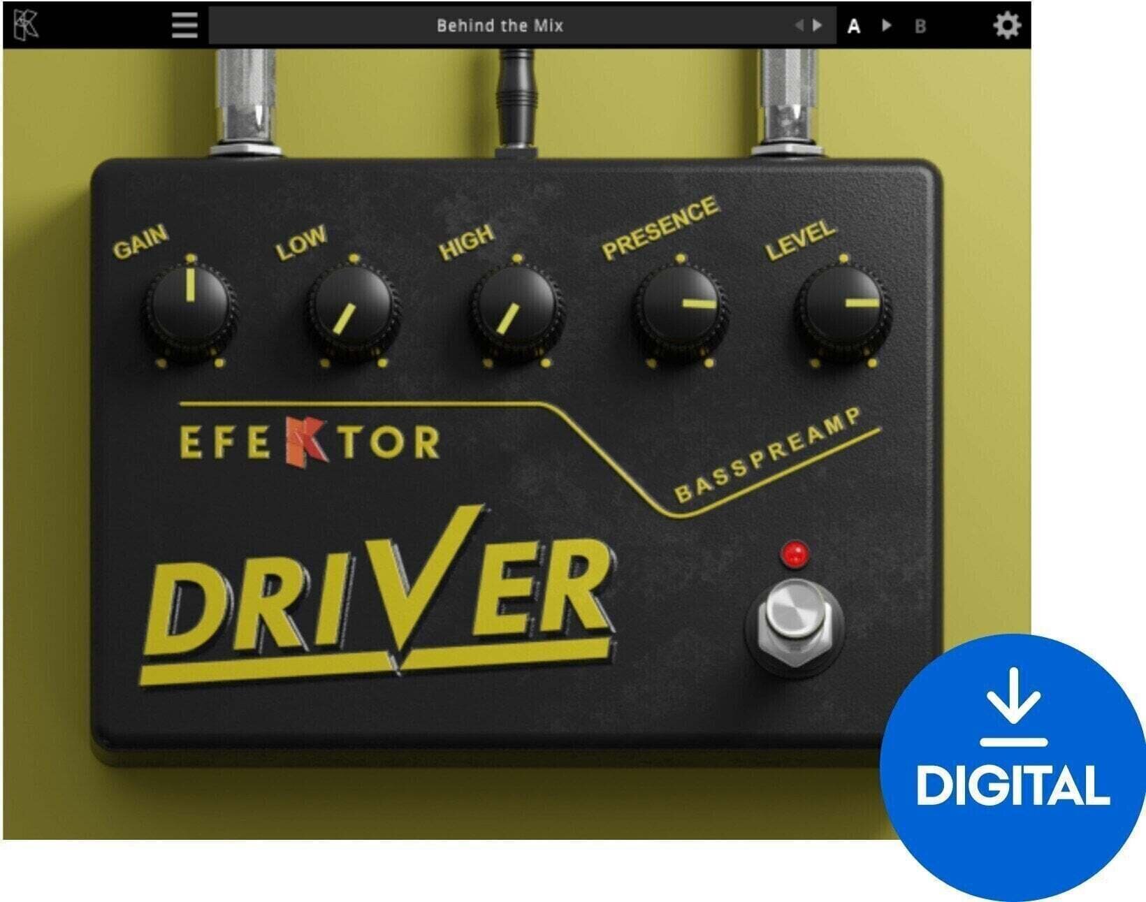 VST Instrument KUASSA Efektor Bass Driver Preamp (Digitalni izdelek)