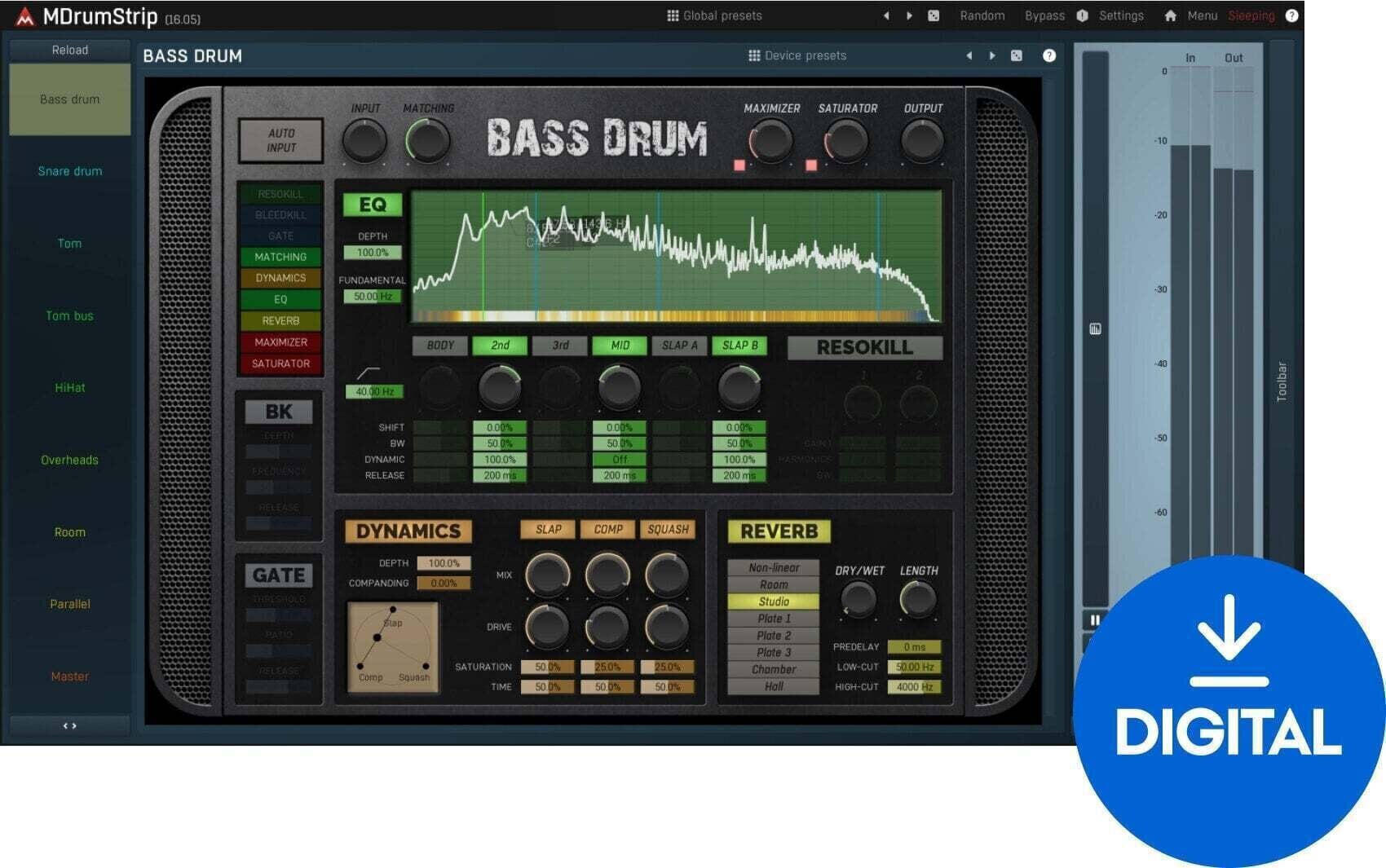 VST Instrument MELDA MDrumStrip (Producto digital)