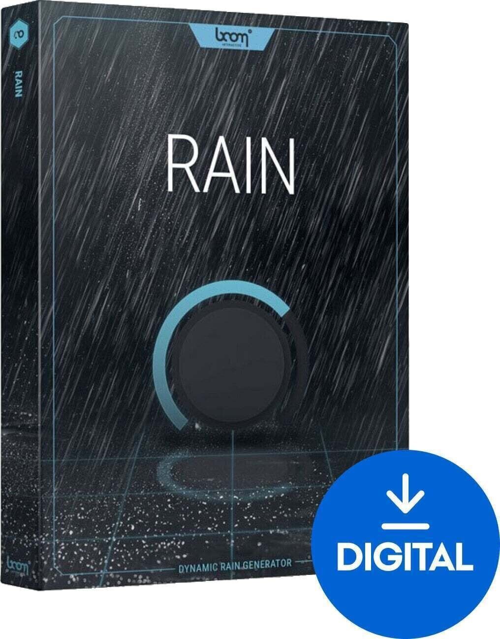 Procesador de efectos de complemento de software BOOM Library Rain (Producto digital)