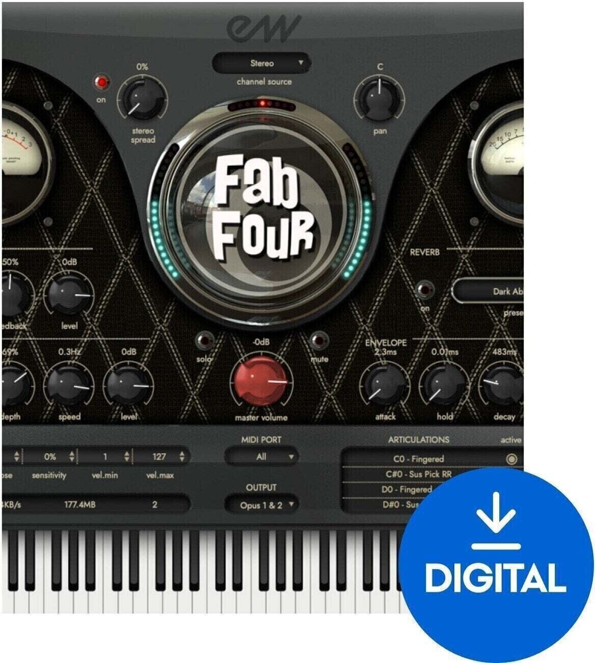 VST Instrument EastWest Sounds FAB FOUR (Digitalni proizvod)