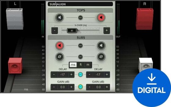 Procesador de efectos de complemento de software Waves Sub Align (Producto digital) - 1