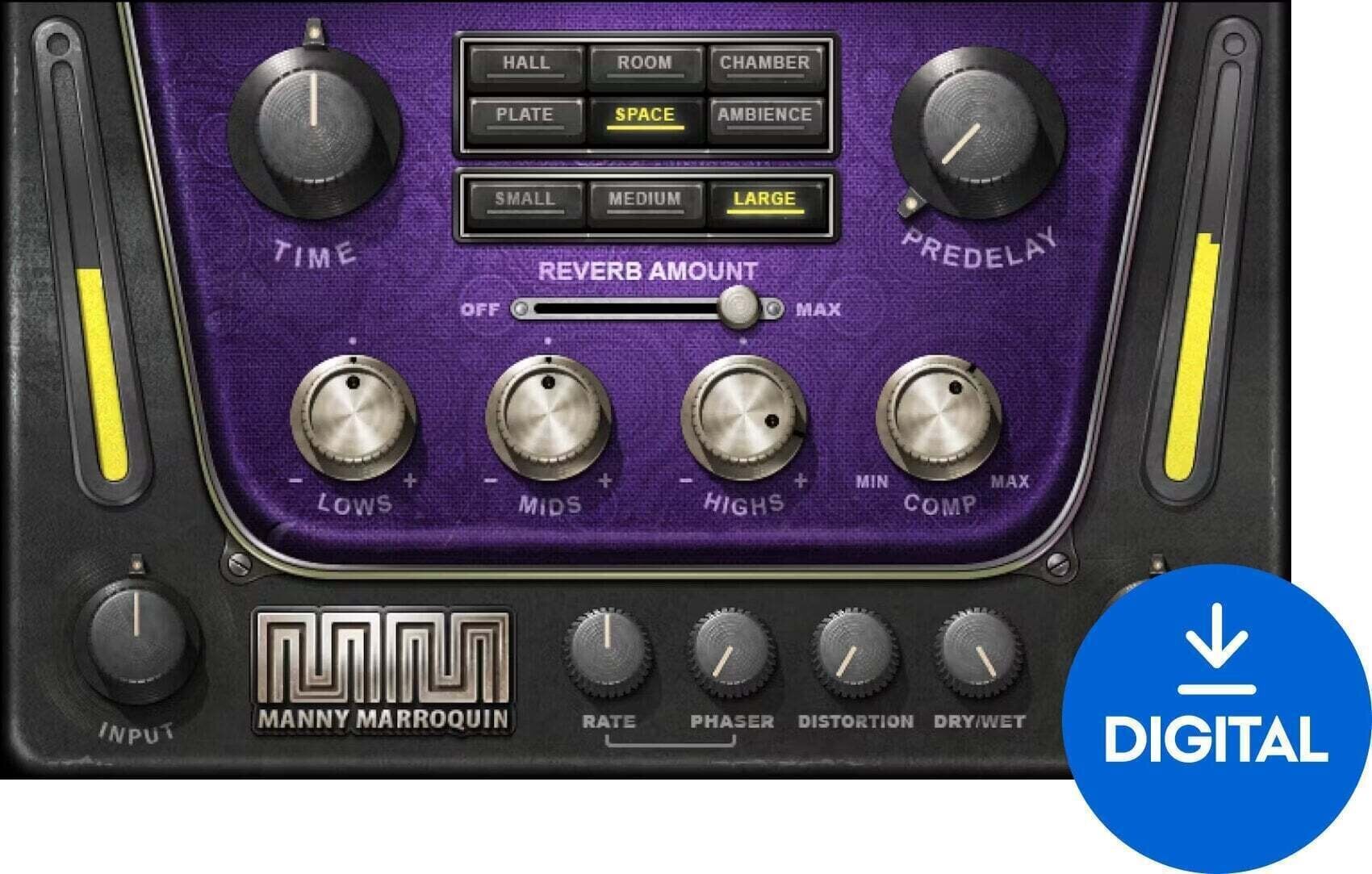 Procesador de efectos de complemento de software Waves Manny Marroquin Reverb (Producto digital)