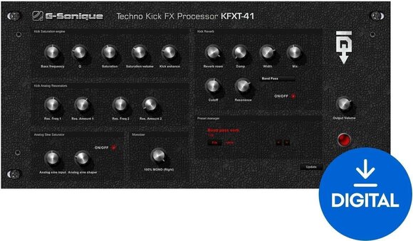 Procesador de efectos de complemento de software G-Sonique KFXT-41 Techno Kick Processor (Producto digital) - 1