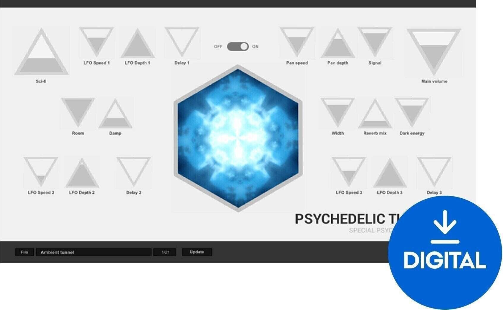 Programski plugin efekti G-Sonique Psychedelic Tunnel T1 (Digitalni proizvod)