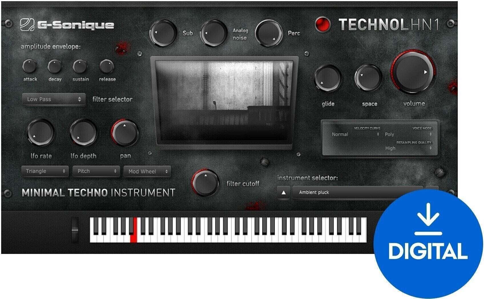 Procesador de efectos de complemento de software G-Sonique Technol HN1 (Producto digital)