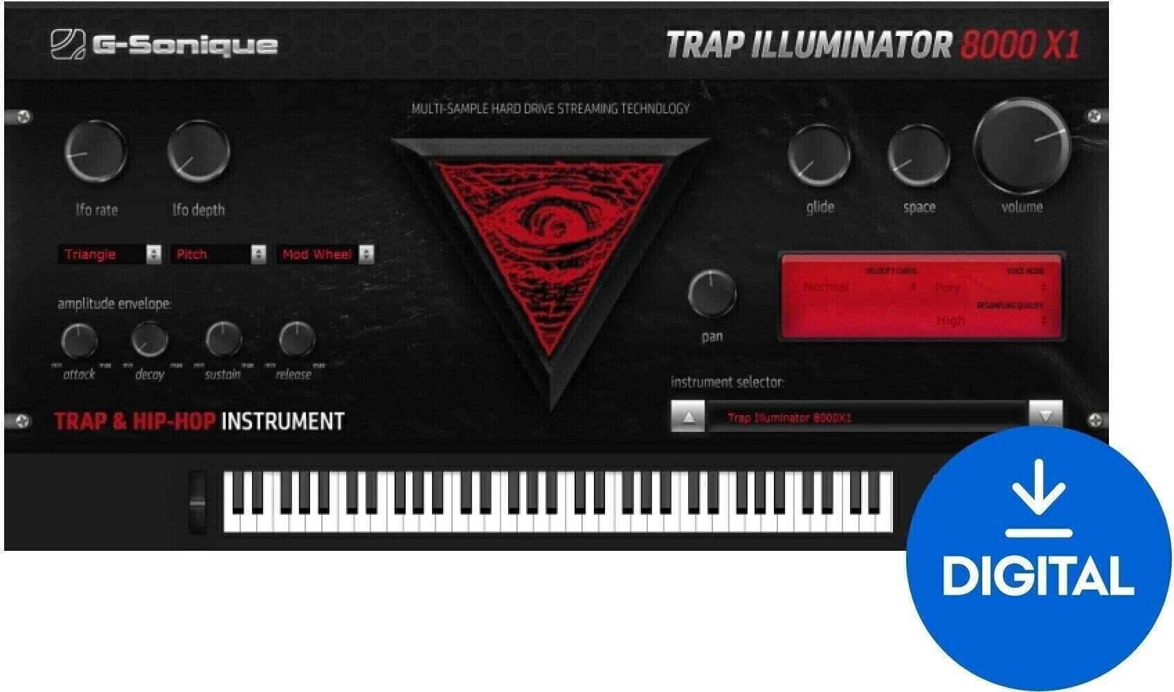 Procesador de efectos de complemento de software G-Sonique Trap Illuminator 8000X1 (Producto digital)