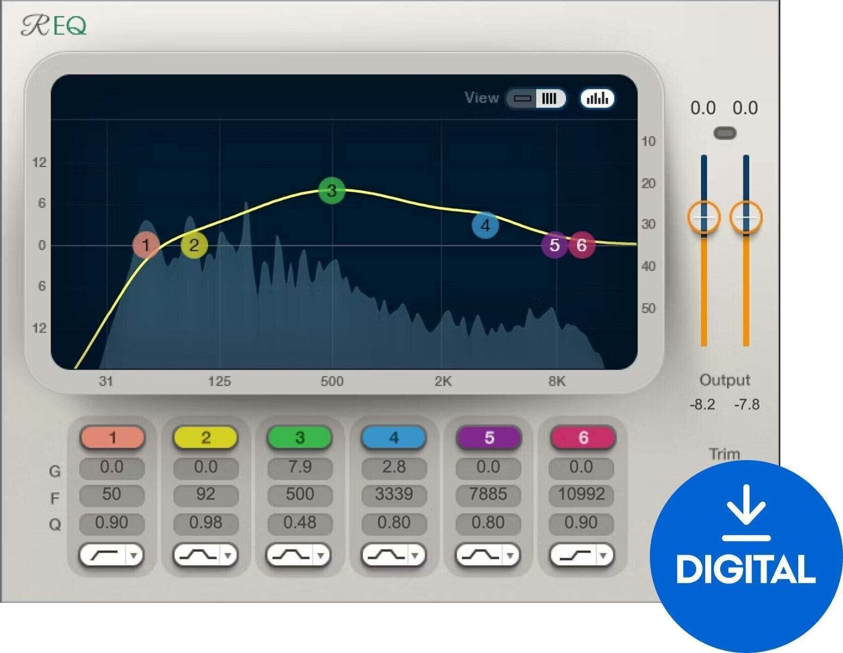 Software Plug-In FX Processor Waves Renaissance Equalizer (Digital product)