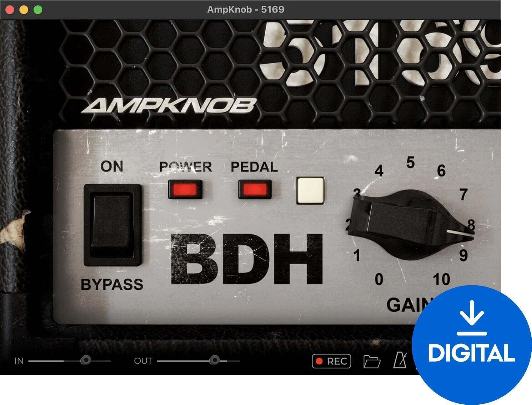 Studijski software plug-in efekt Bogren Digital Ampknob BDH 5169 (Digitalni izdelek)