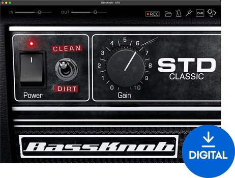 Procesador de efectos de complemento de software Bogren Digital Bassknob STD (Producto digital) - 1