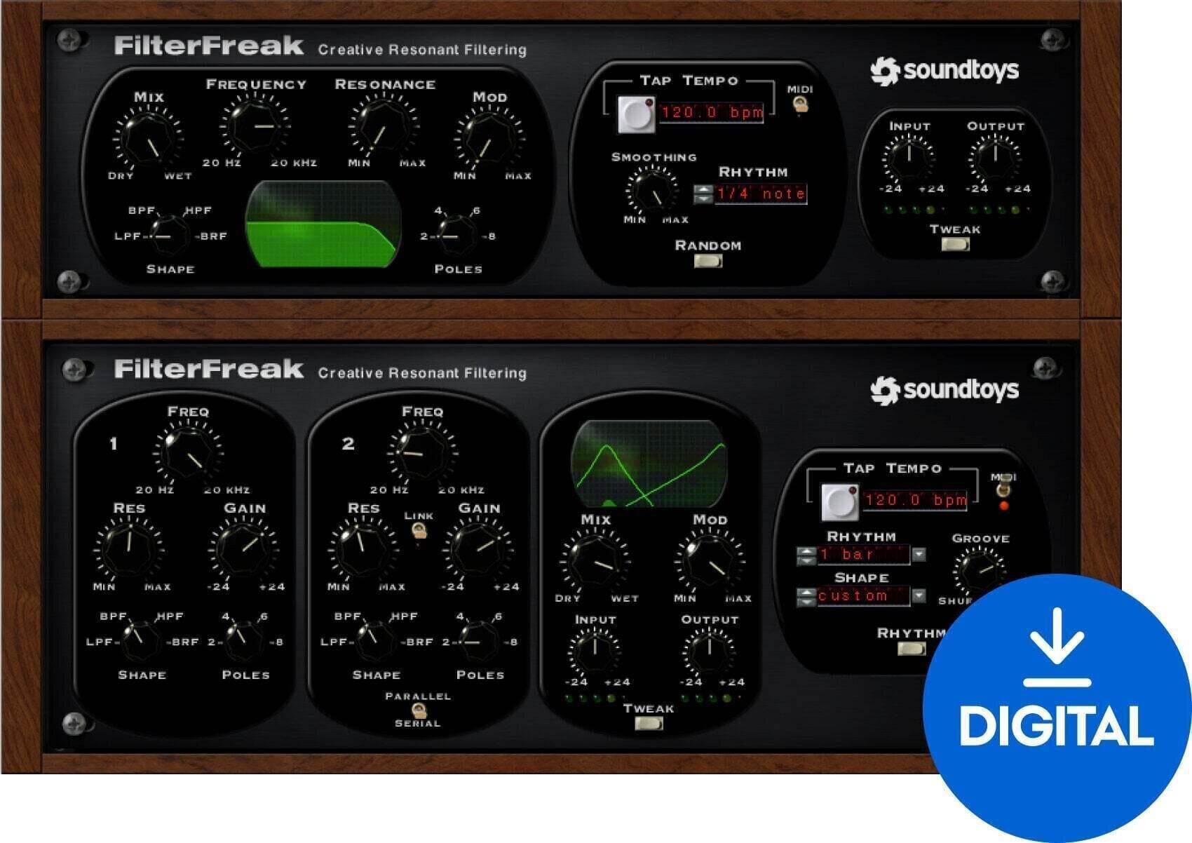 Studio-Effekt-Plugin SoundToys FilterFreak 5 (Digitales Produkt)
