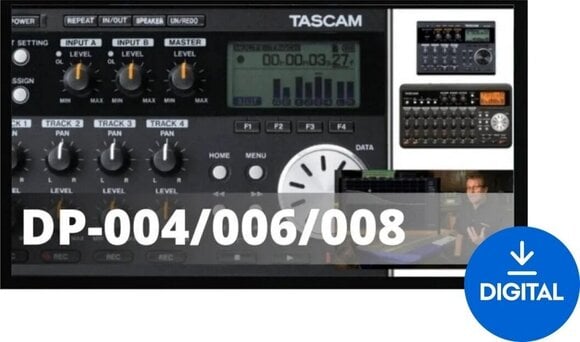 Učna programska oprema ProAudioEXP Tascam DP-004/006/008 Video Training Course (Digitalni izdelek) - 1