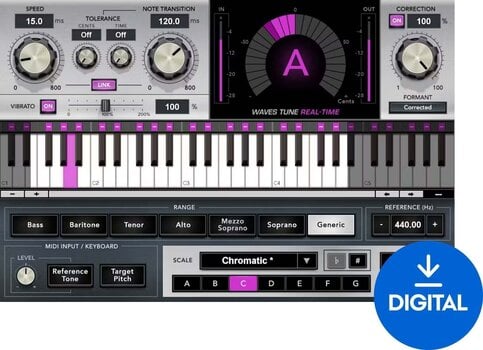 Procesador de efectos de complemento de software Waves Tune Real-Time (Producto digital) - 1