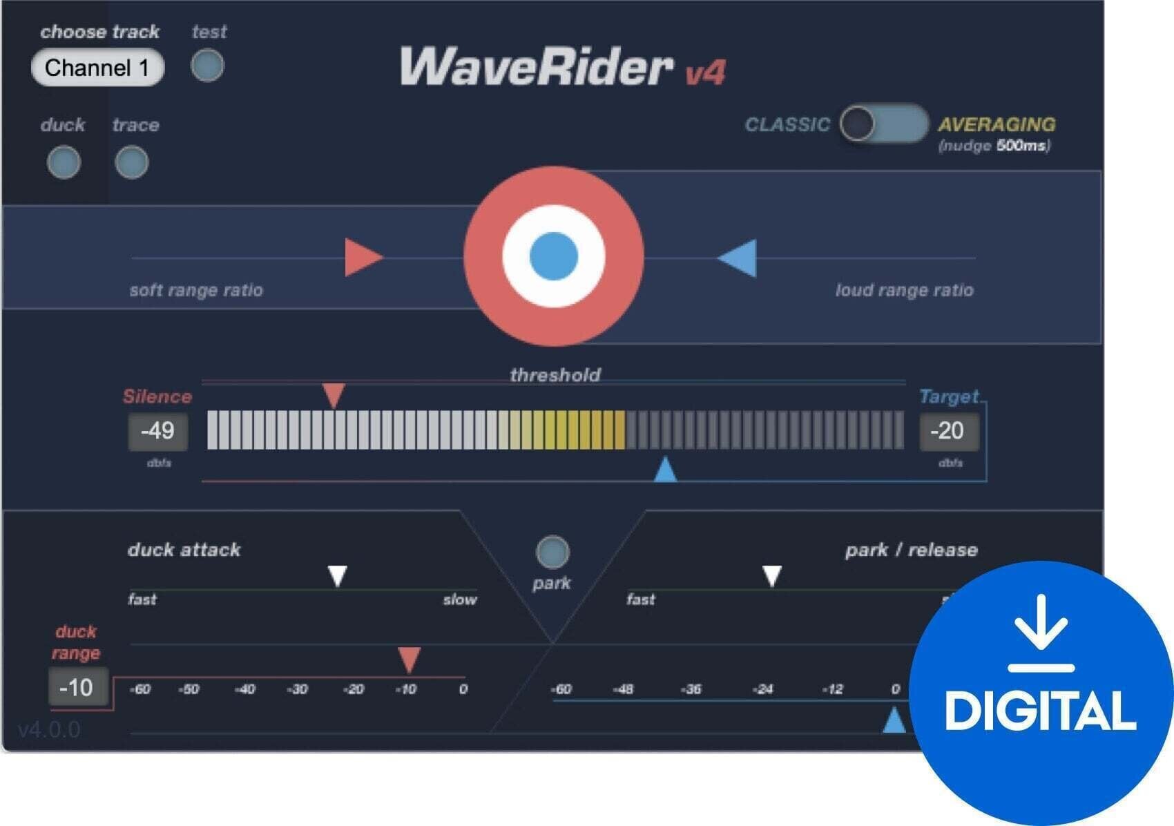 Procesador de efectos de complemento de software Quiet Art Waverider (Producto digital)