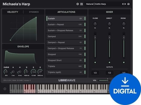 VST Instrument LibreWave Michaela's Harp (Producto digital) - 1
