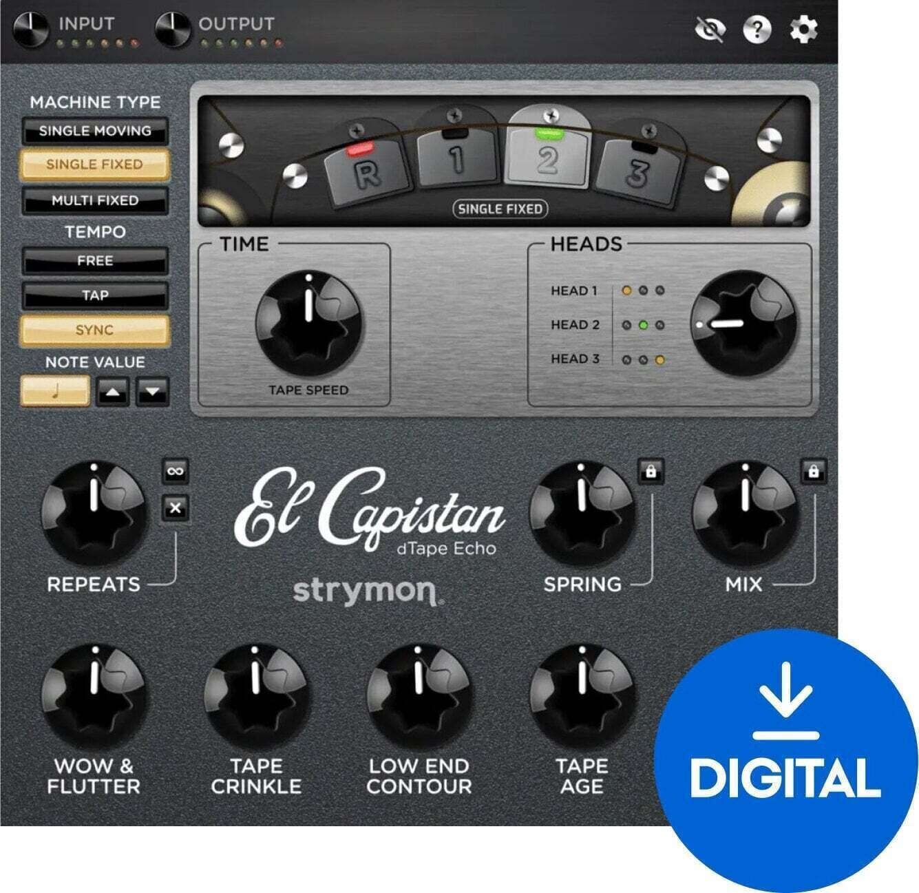 Procesador de efectos de complemento de software Strymon El Capistan (Producto digital)