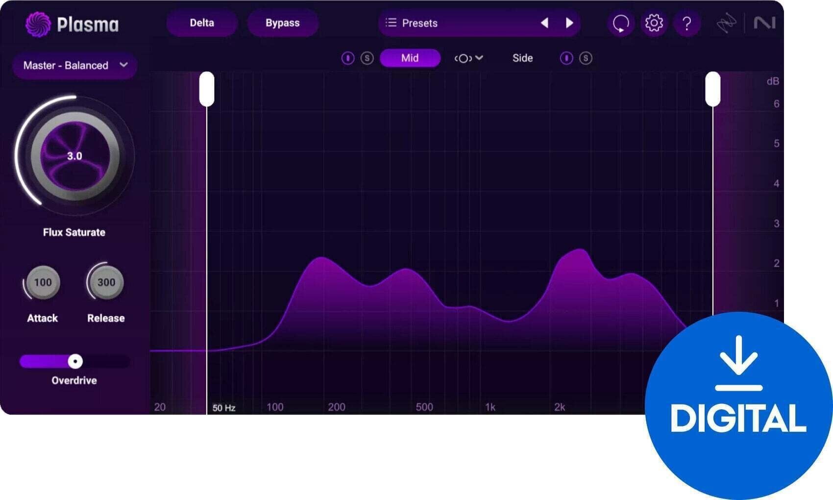 Procesador de efectos de complemento de software iZotope Plasma (Producto digital)