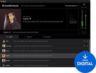Programmatūras spraudņa efektu procesors Sonarworks SoundID VoiceAI Perpetual License (Digitālais produkts)