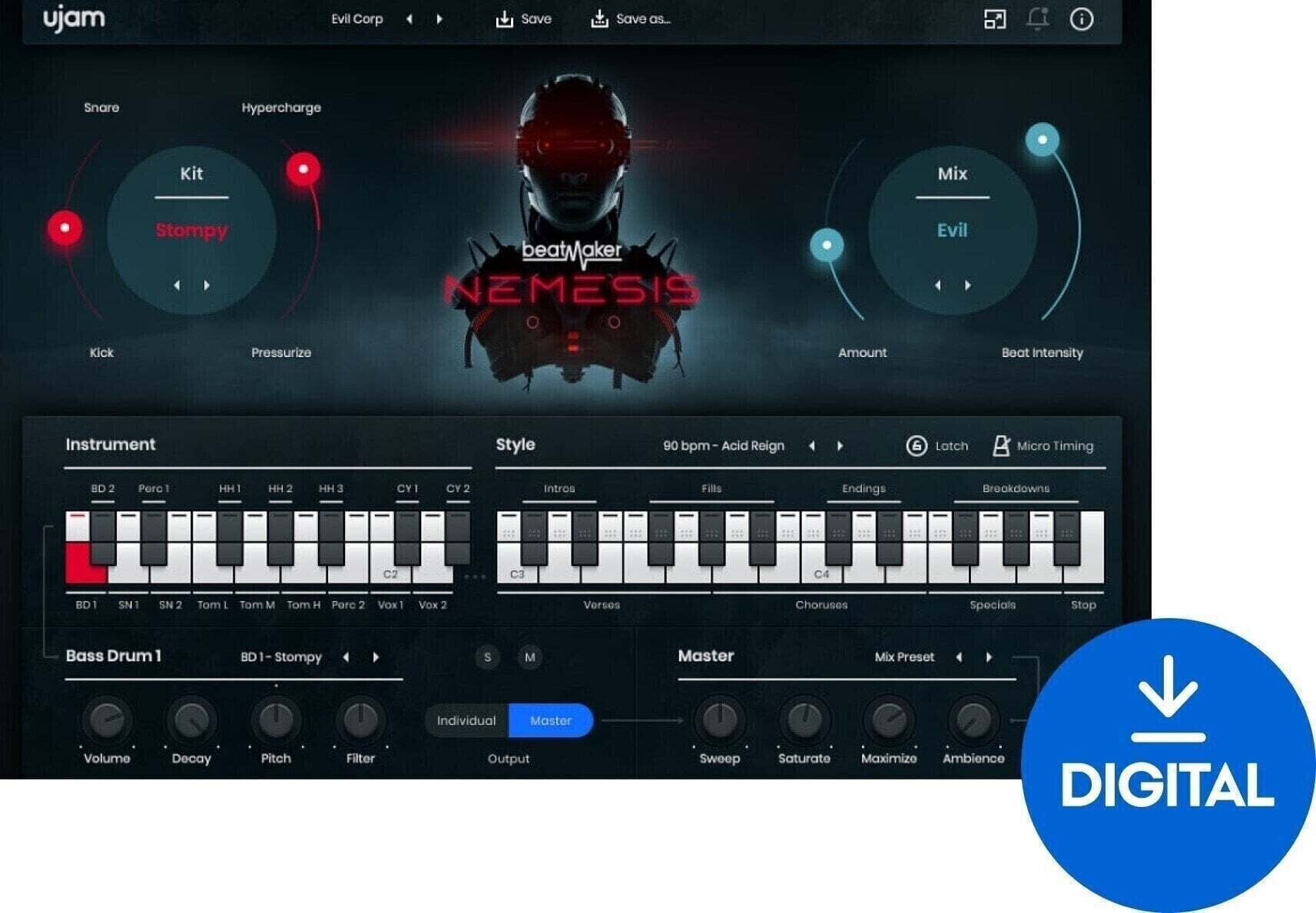 VST Instrument UJAM Nemesis (Producto digital)