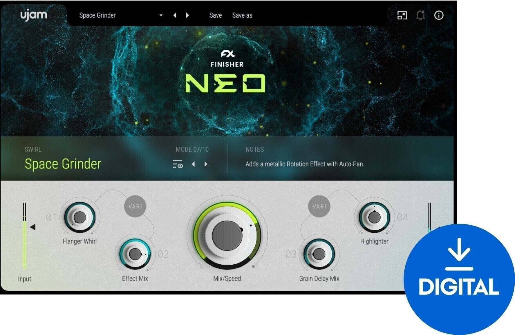 Procesador de efectos de complemento de software UJAM Neo (Producto digital)