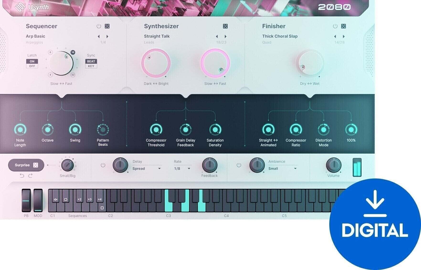 VST Instrument UJAM Usynth 2080 (Producto digital)
