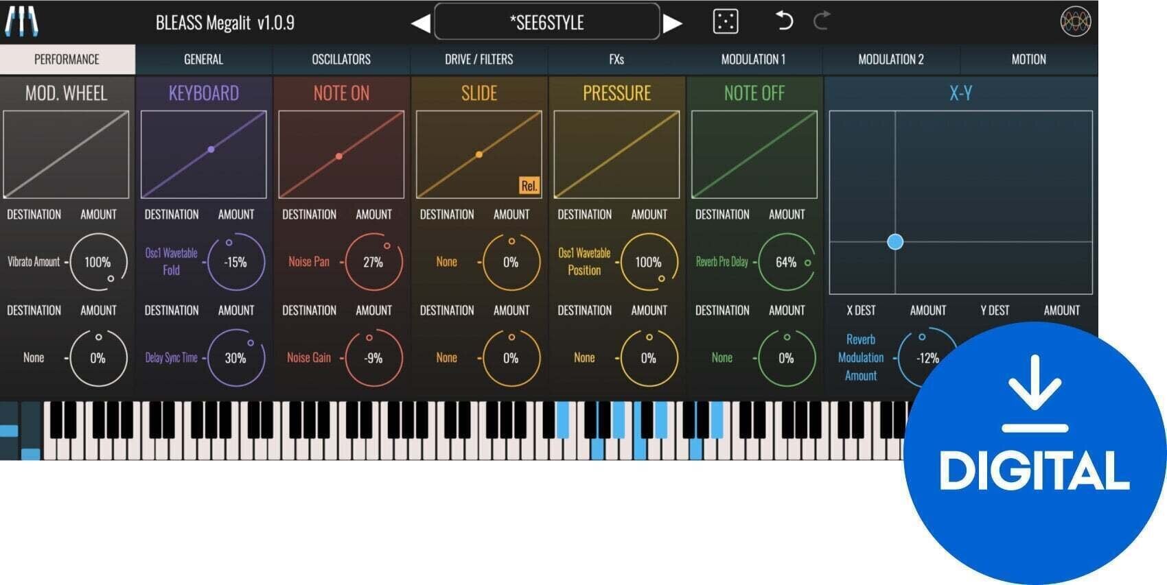 VST Instrument BLEASS Megalit (Producto digital)