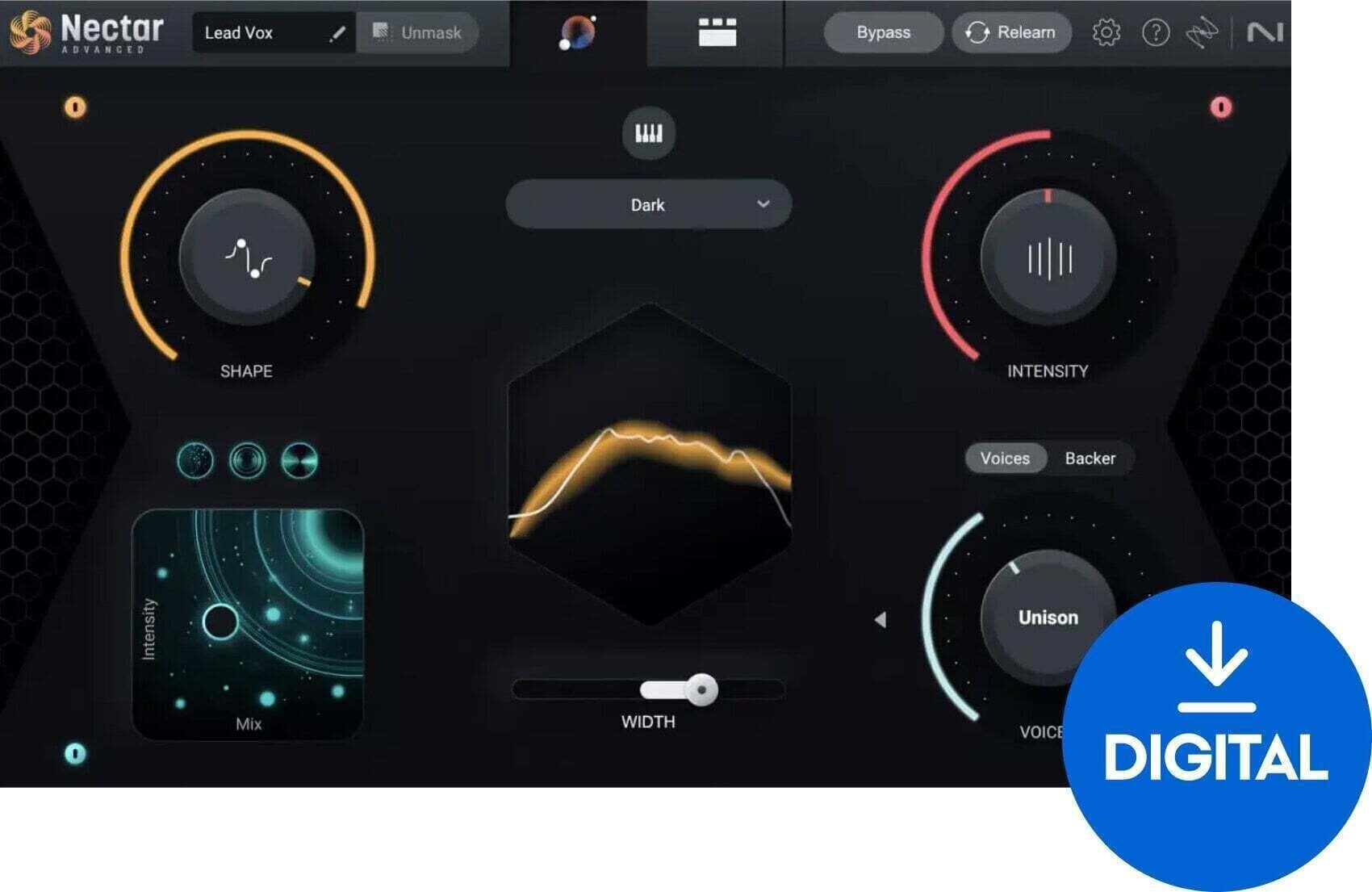 Procesador de efectos de complemento de software iZotope Nectar 4 Advanced (Producto digital)