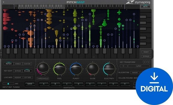 Software Plug-In FX Processor Zynaptiq PITCHMAP (Digital product) - 1
