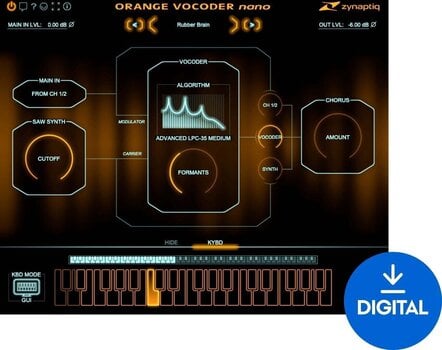 Software Plug-In FX Processor Zynaptiq ORANGE VOCODER NANO (Digital product) - 1