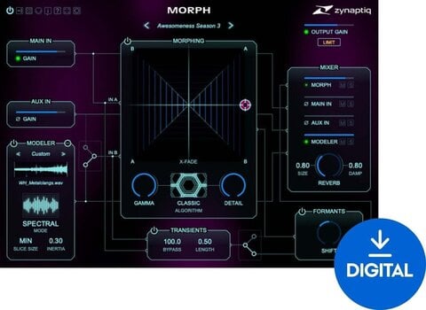 Studijski software plug-in efekt Zynaptiq MORPH 3 (Digitalni izdelek) - 1