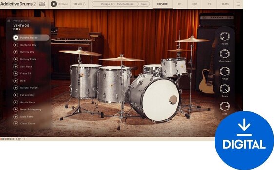 VST Instrument XLN Audio Addictive Drums 2: Dead & Dry Collection (Digitalni proizvod) - 1