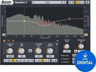 Procesador de efectos de complemento de software Acon Digital Equalize 2 (Producto digital)