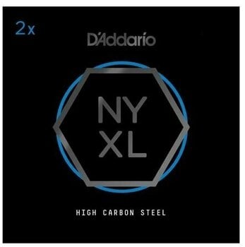 Single Guitar String D'Addario NYXL 009 High Carbon Steel Two Packs - 1