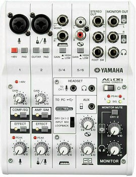Analogna mešalna miza Yamaha AG06 - 1
