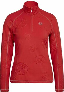 T-shirt/casaco com capuz para esqui Sportalm Bergy Racing Red 38 Hoodie - 1