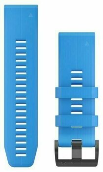 Remienok Garmin QuickFit 26 Watch Band Blue Cyan Silicone - 1