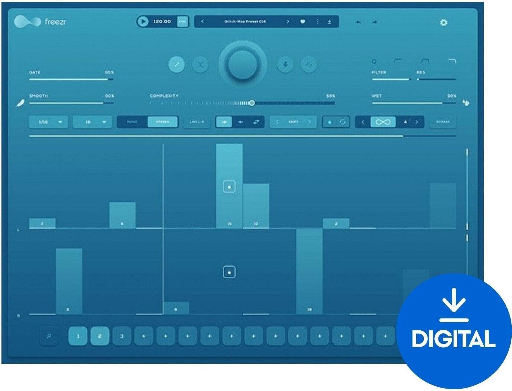 Studijski software plug-in efekt Audiomodern Freezr (Digitalni izdelek)