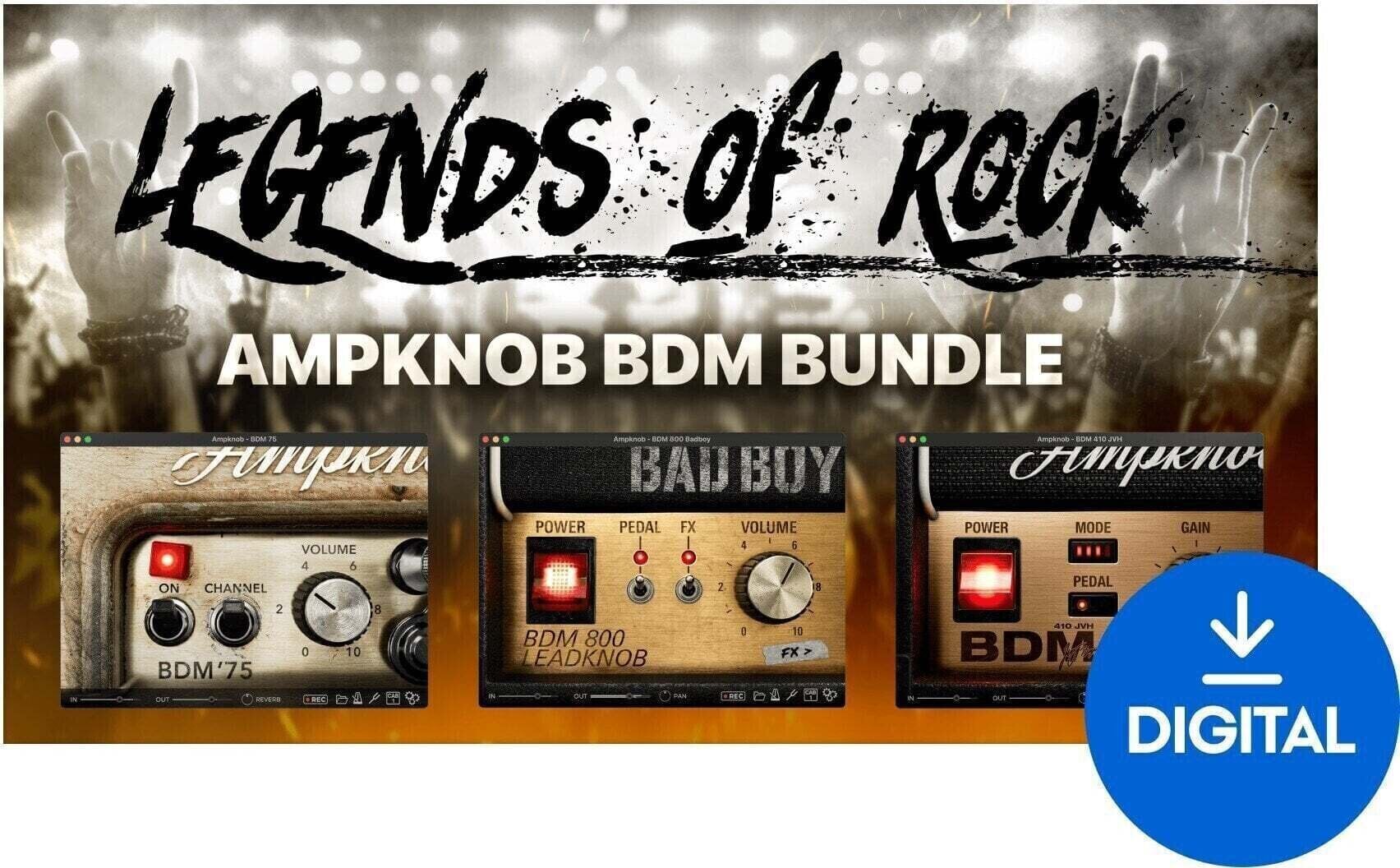 Procesador de efectos de complemento de software Bogren Digital Ampknob BDM Bundle (Producto digital)